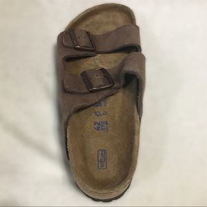 BIRKENSTOCK Suede Leather Arizona Left Sandal 42